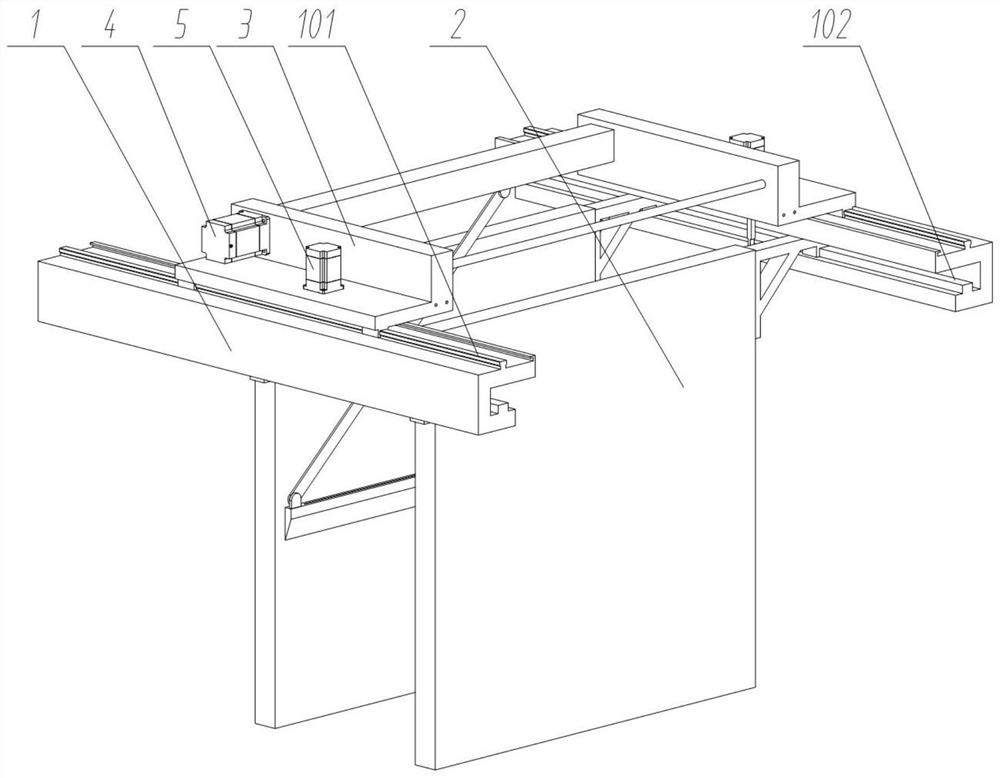 Rapid desilting device of plate-and-frame filter press for sewage treatment