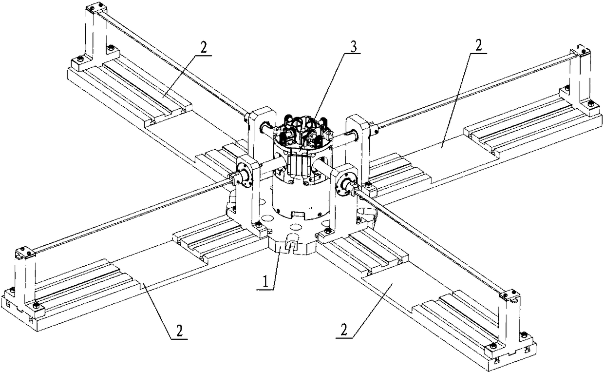 Vibration and loading combined device of steering engine room