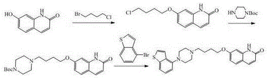 Novel preparation method of brexpiprazole