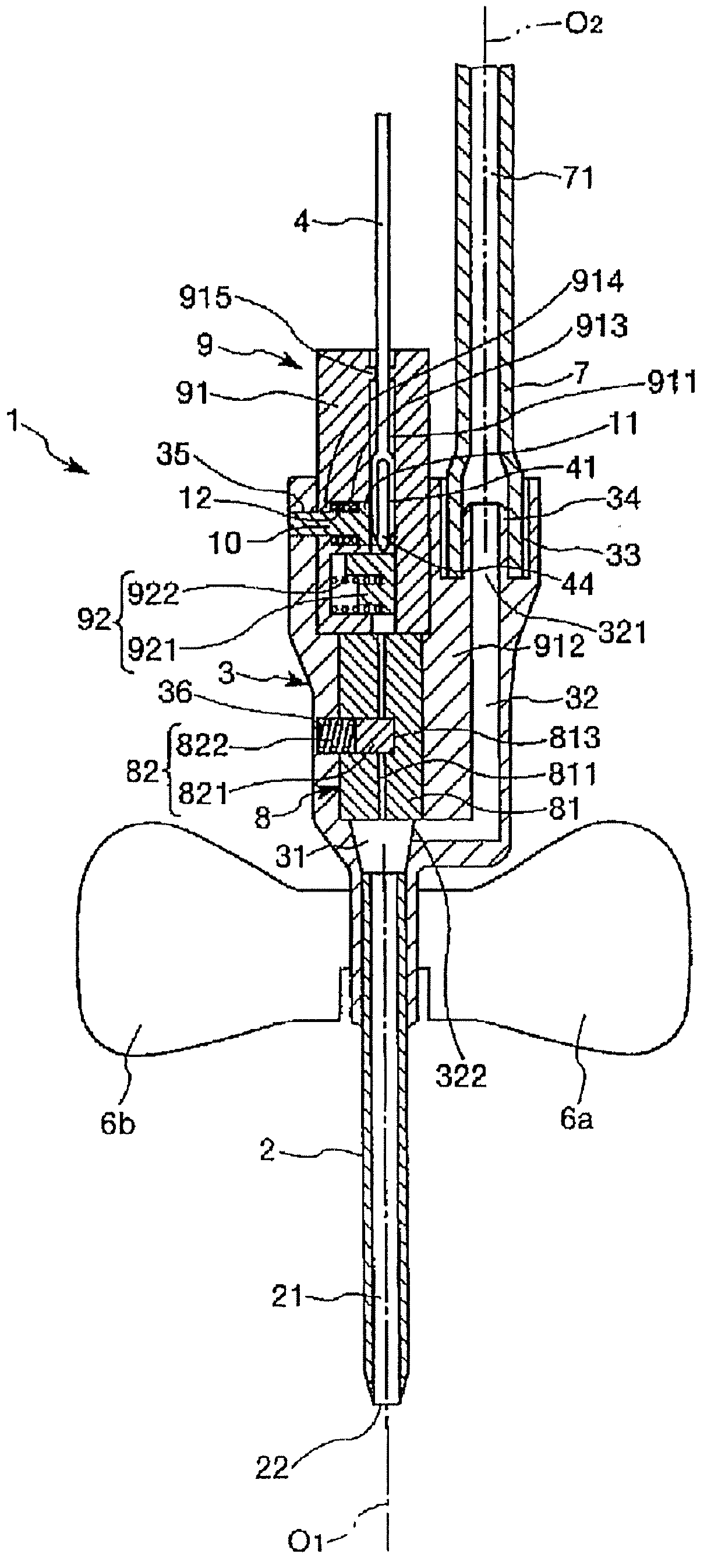 Indwelling needle assembly