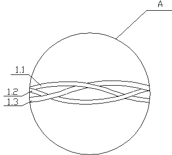 Antibacterial bag capable of being brightened by illumination and having high bag belt strength