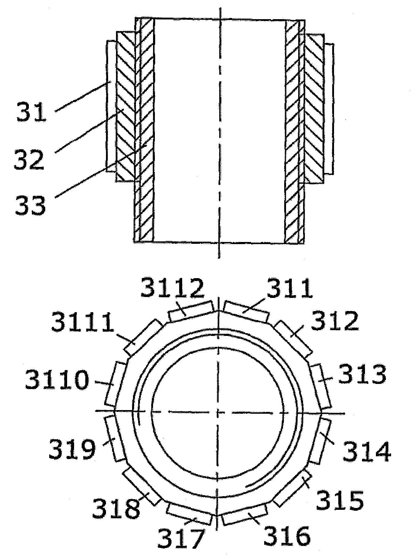 Screw Thread Driving Polyhedral Ultrasonic Motor