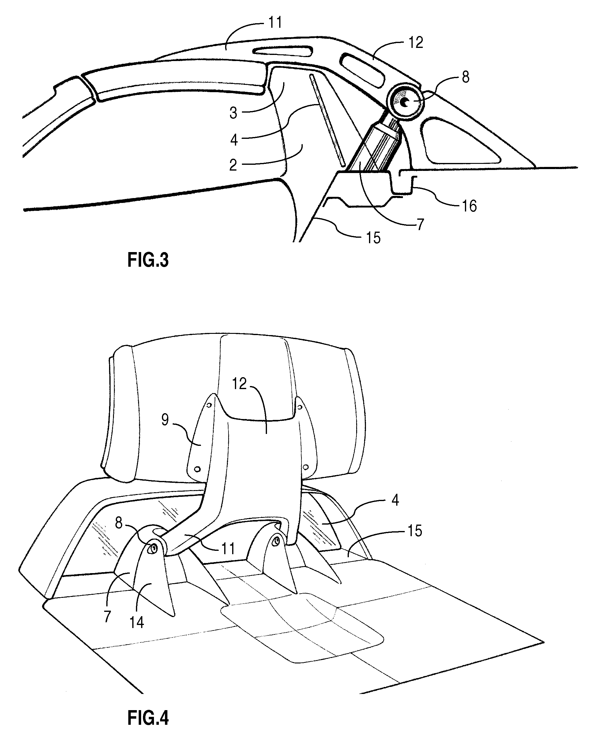 Targa roof system with a buttress