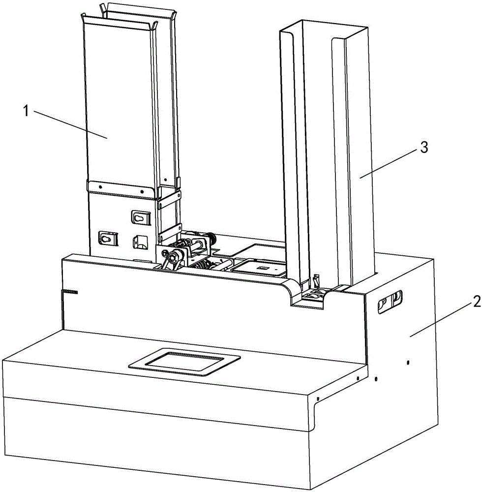 IC card management device with card identification and determination, counting and storage functions