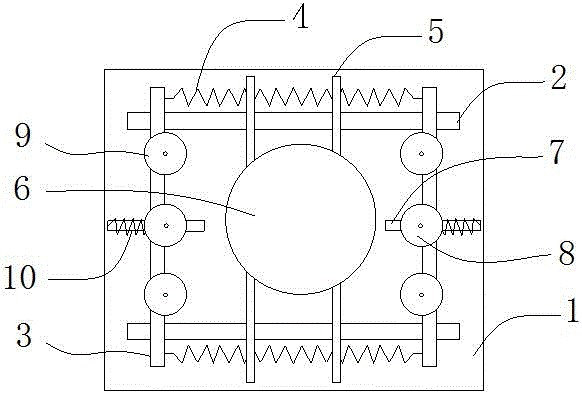 Quick edge grinding machine for circular glass