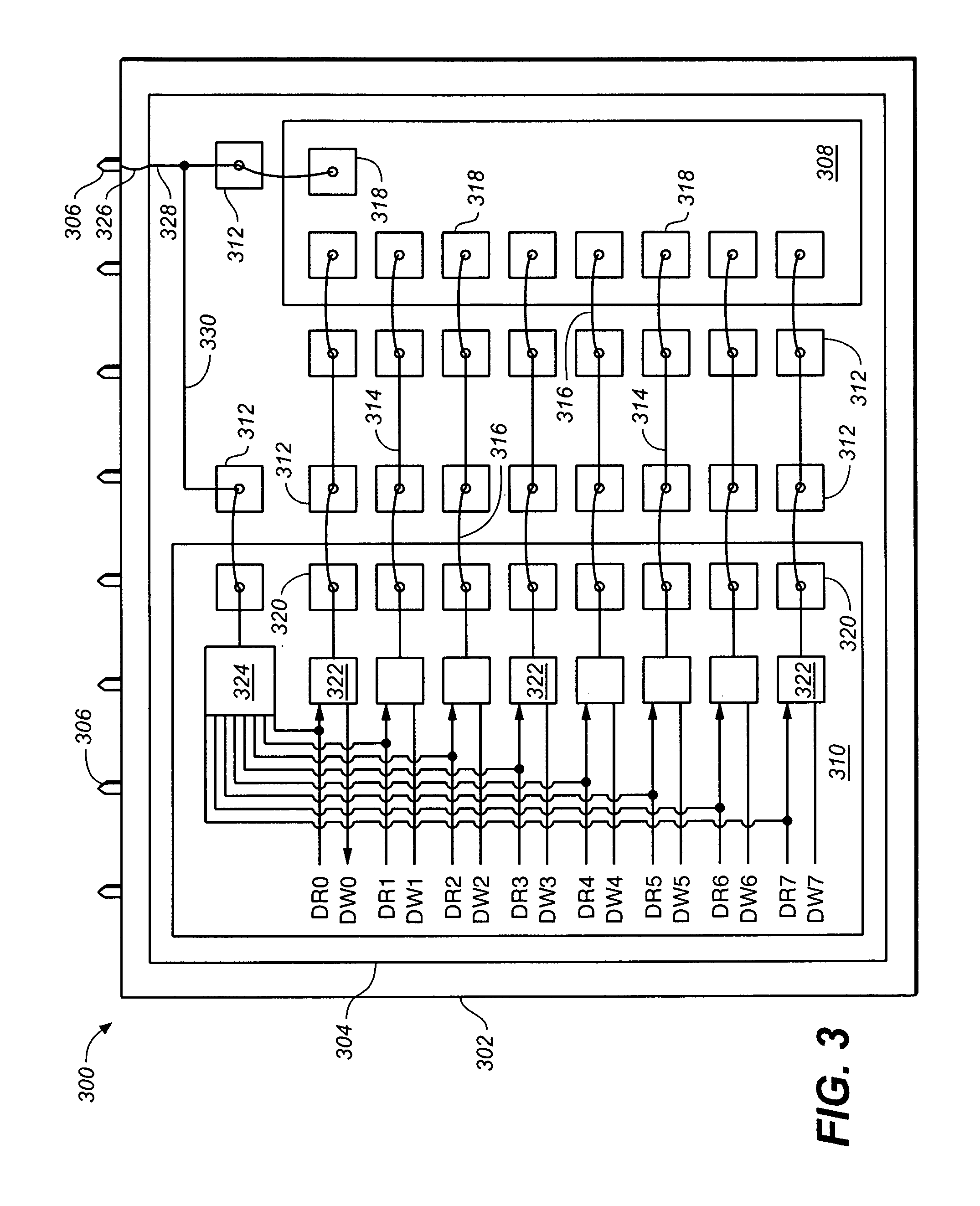 Chip testing within a multi-chip semiconductor package