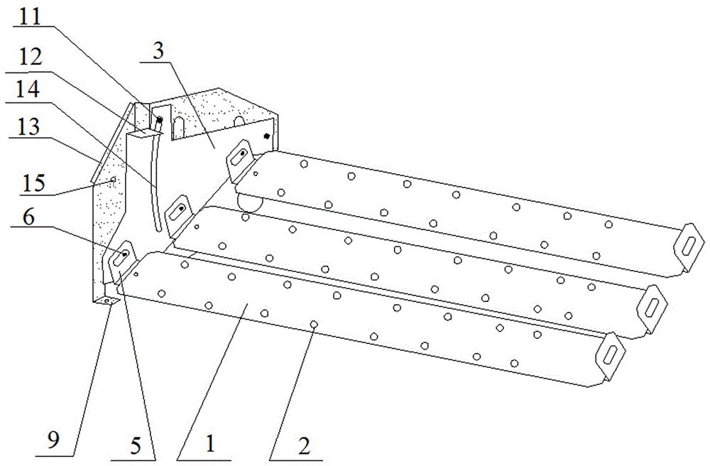 Fixing mechanism for terminal strip of switch cabinet and meter room