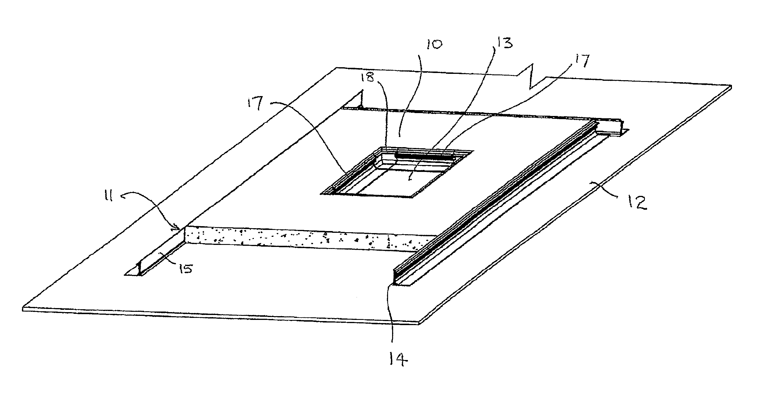 False formwork for moulding concrete panels