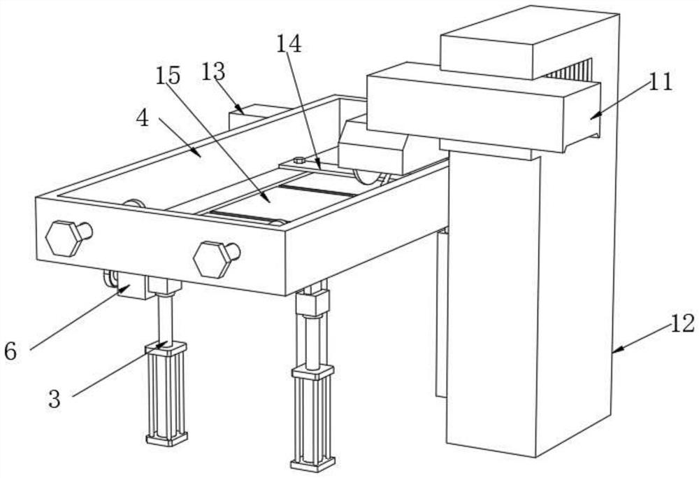 Polishing machining device for magnetic materials