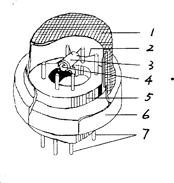 Prepn of oxygen-sensing sensor