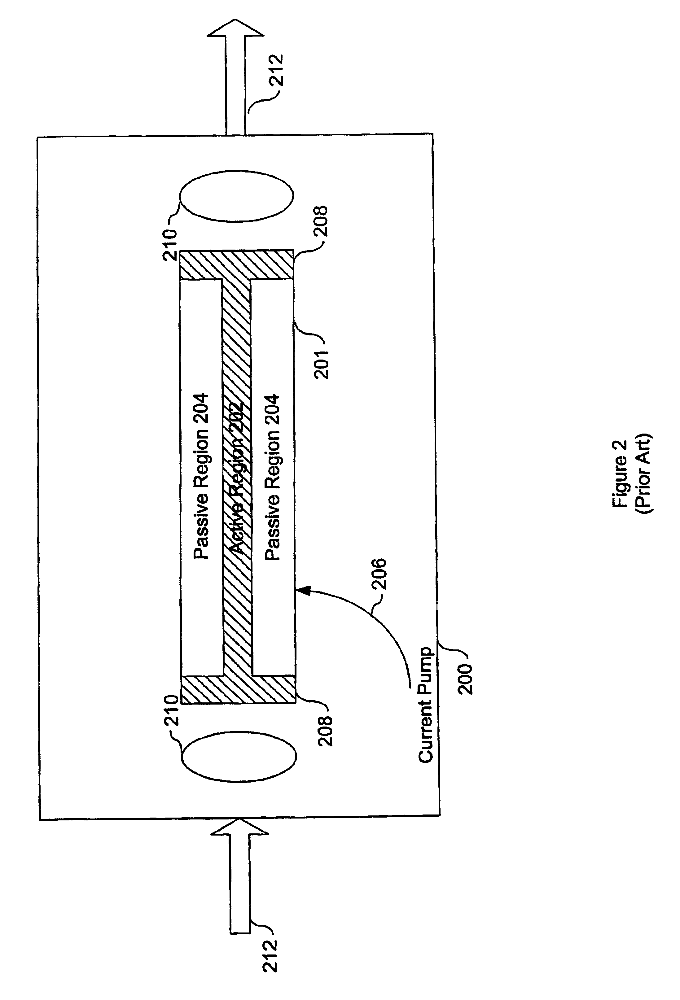 Lasing semiconductor optical amplifier with optical signal power monitor