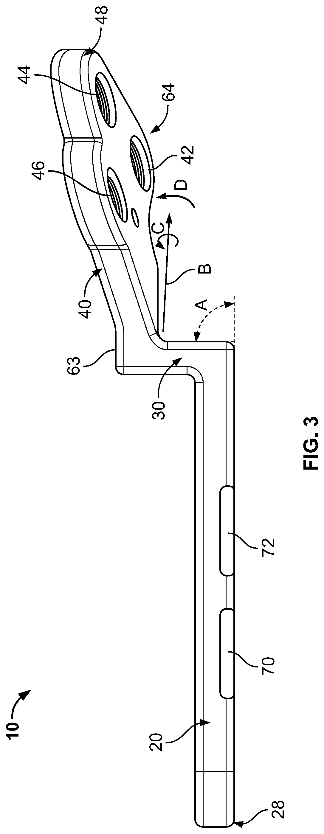 Tibial Plateau Leveling Osteotomy Plate with Offset