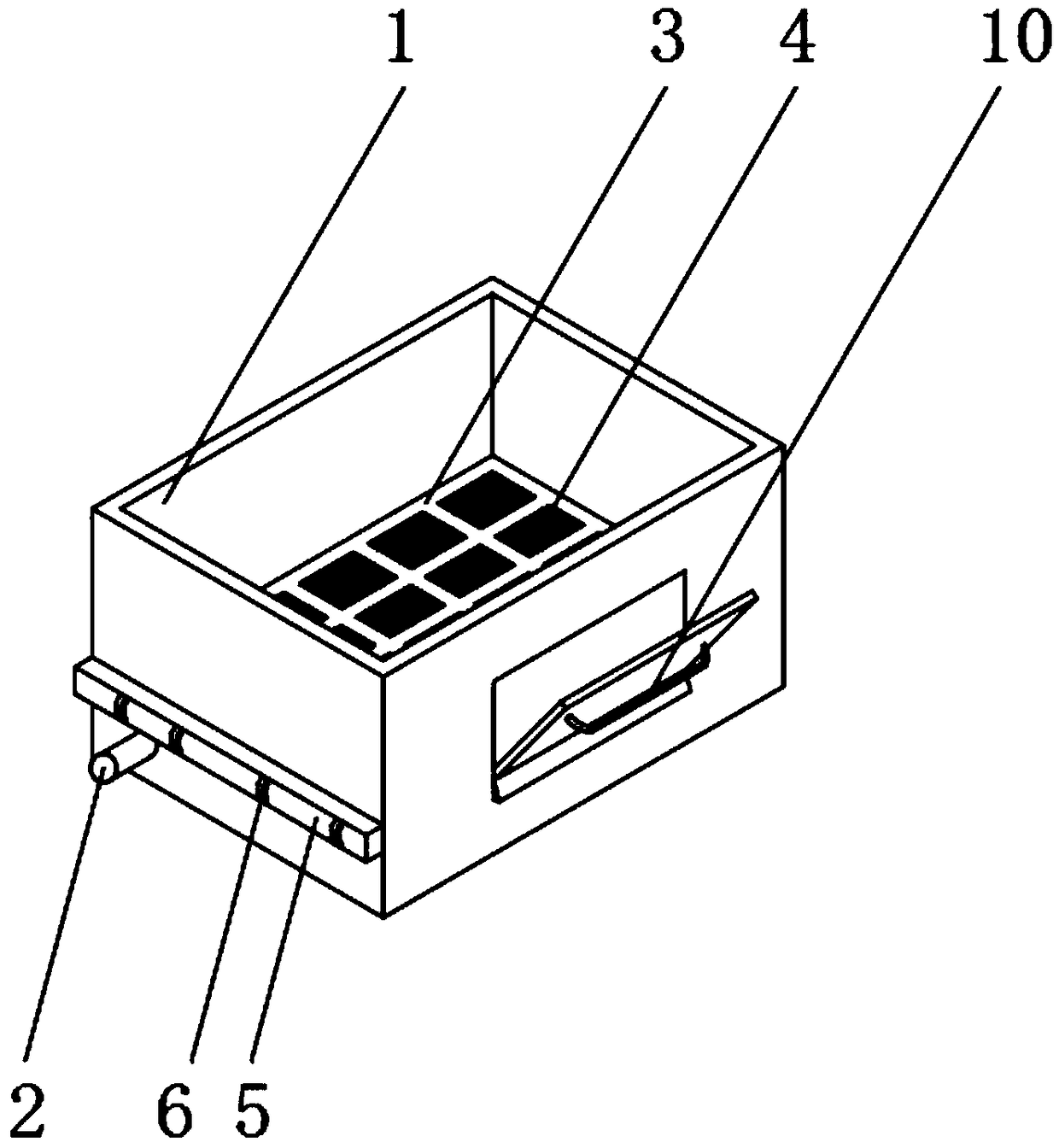 High-strength high-wear-resistant bainite cast steel used for block cast middle groove, and preparation technology thereof