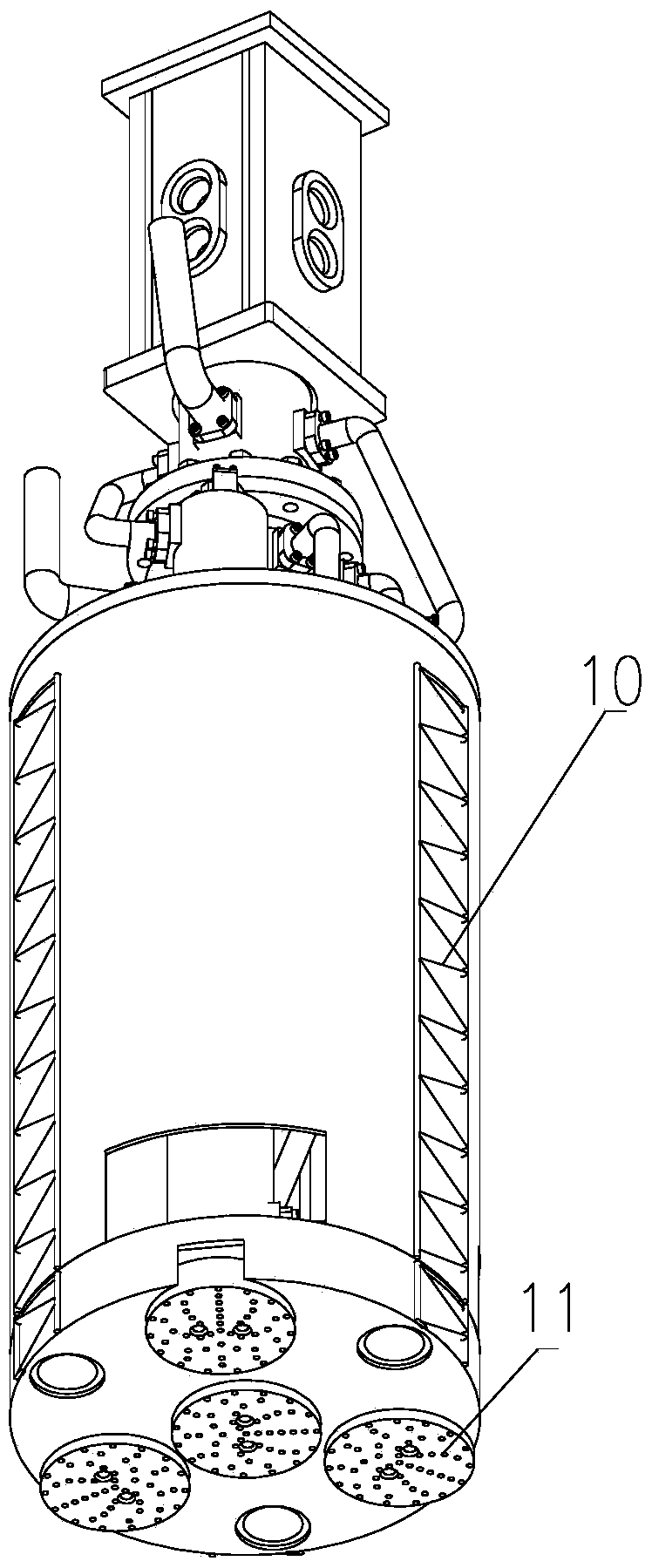 An energy-saving bundled combined hammer