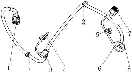 Intelligent wheel speed sensor structure