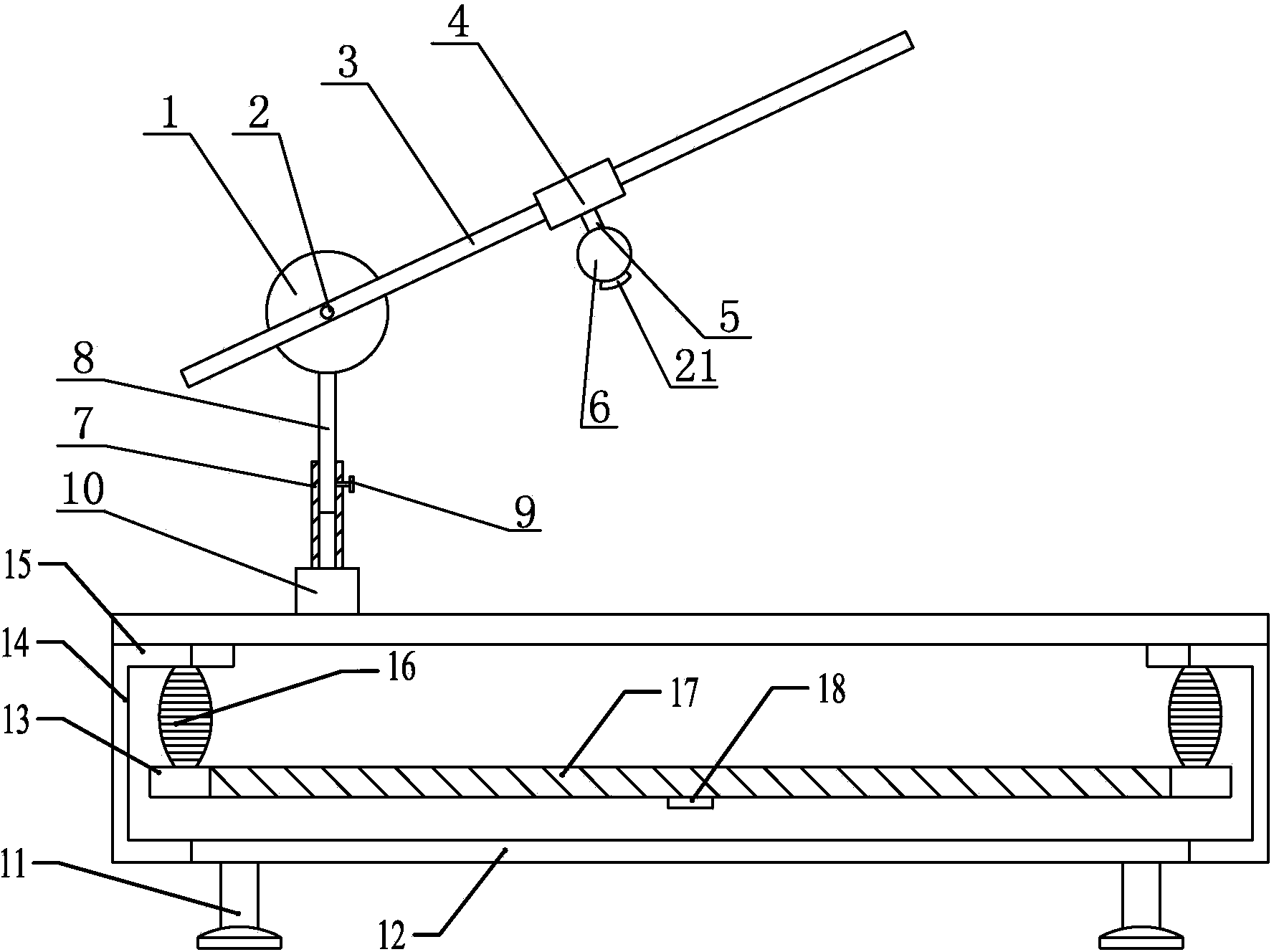 Shot core stability and strength training and information feedback monitoring device