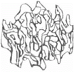 Method for preparing medicine graded sustained-release bone repair body