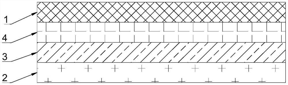 Integrated electronic nose sensing structure and use method thereof