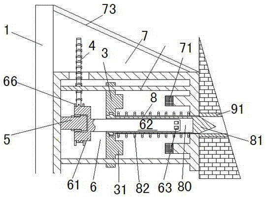 Advertising board fixing device and operating method thereof