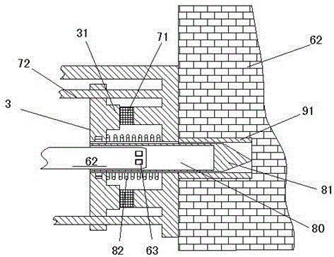 Advertising board fixing device and operating method thereof