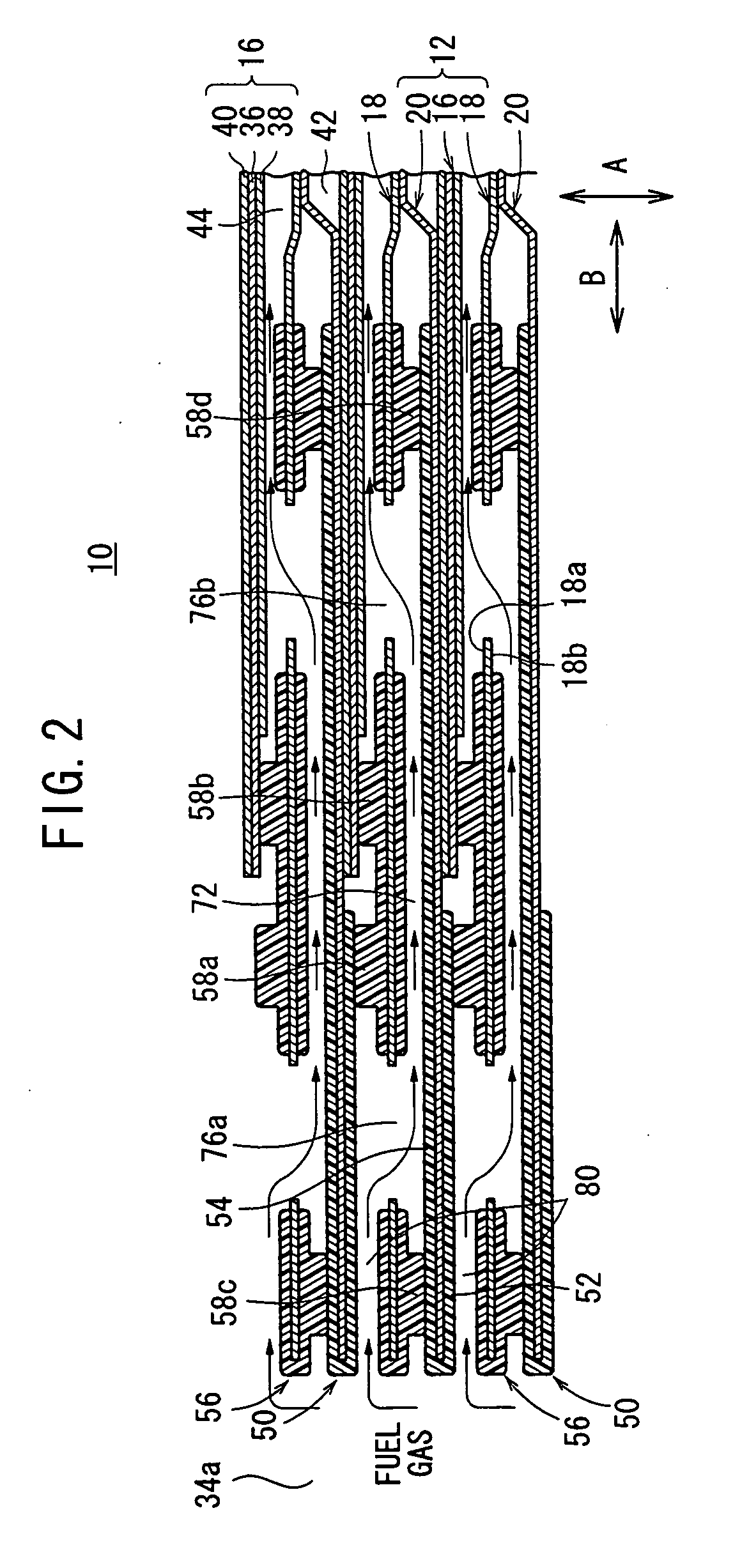 Fuel cell and separator for fuel cell