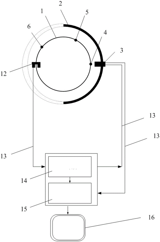 A method and device for measuring the rotation error of a main shaft with detachable installation and eccentricity