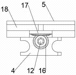 Weeding device used in vegetable planting greenhouse