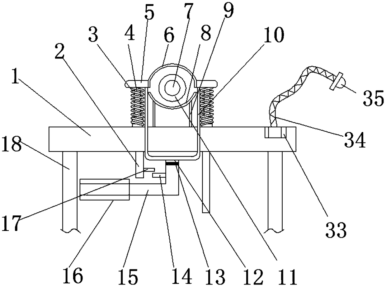 Reversible fixing device used for repairing electronic products