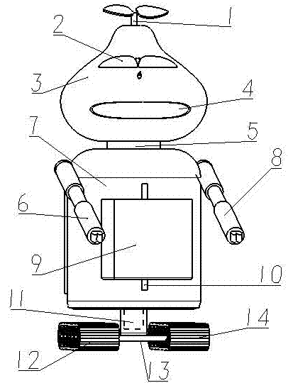 Dining room cleaning robot