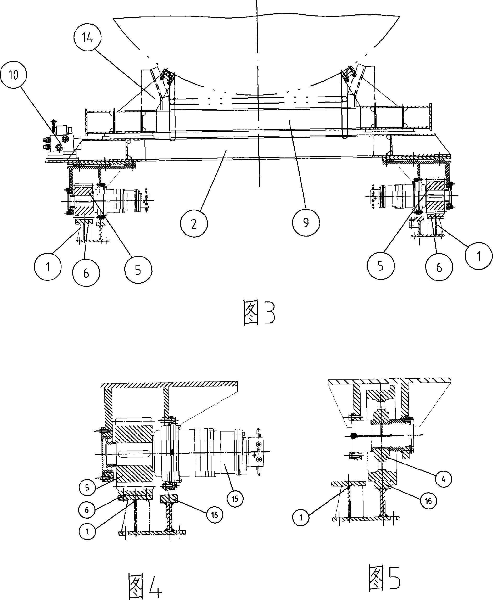 Lift type tram car for the navigation ship