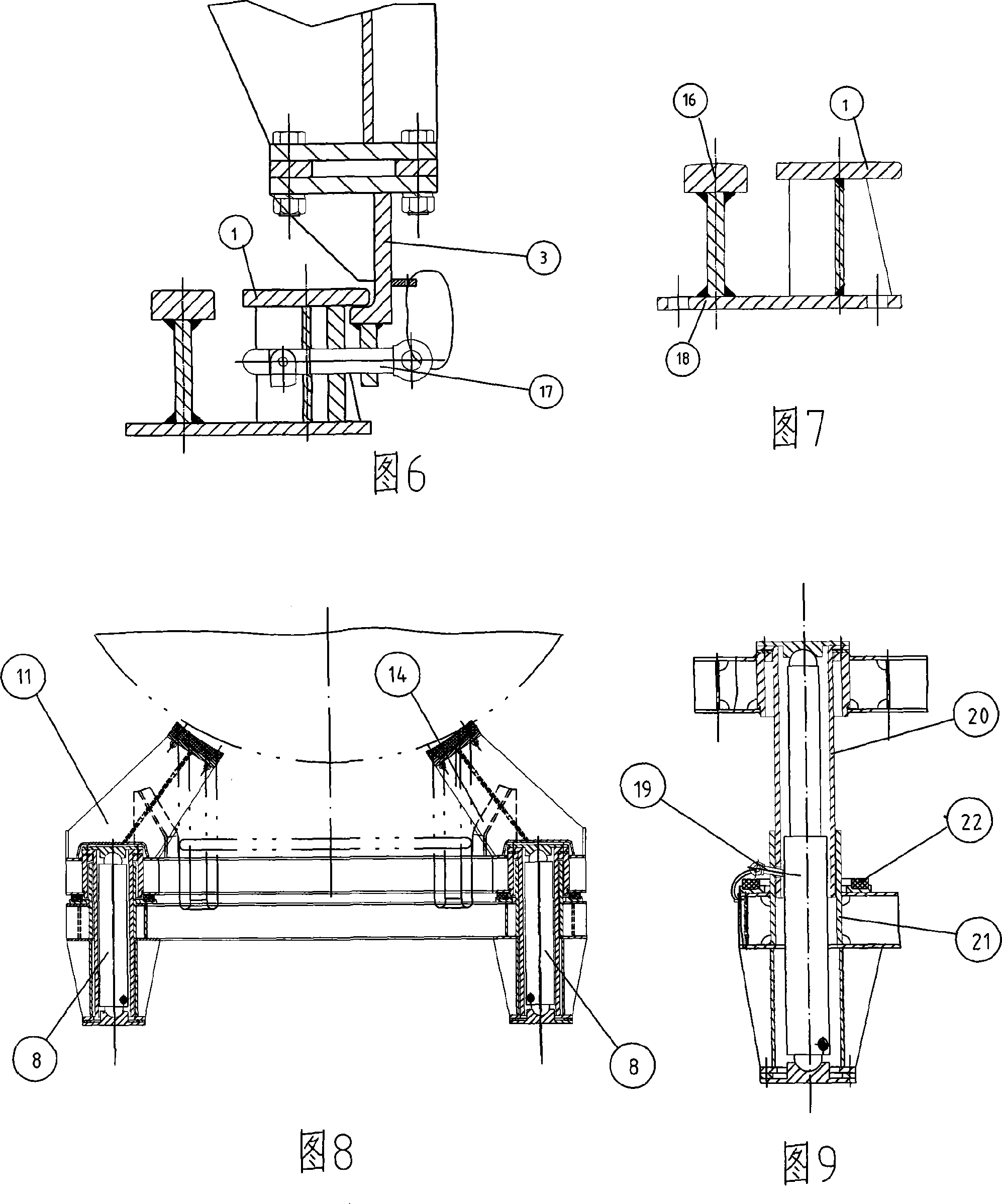 Lift type tram car for the navigation ship