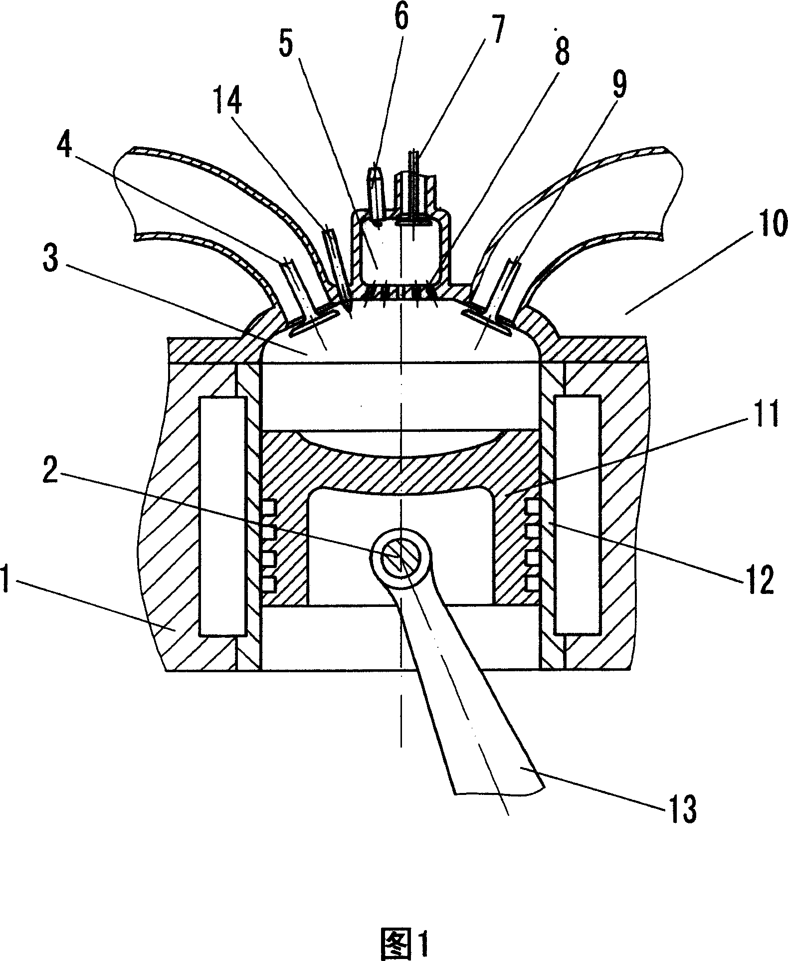 Dual-fuel hot compression engine