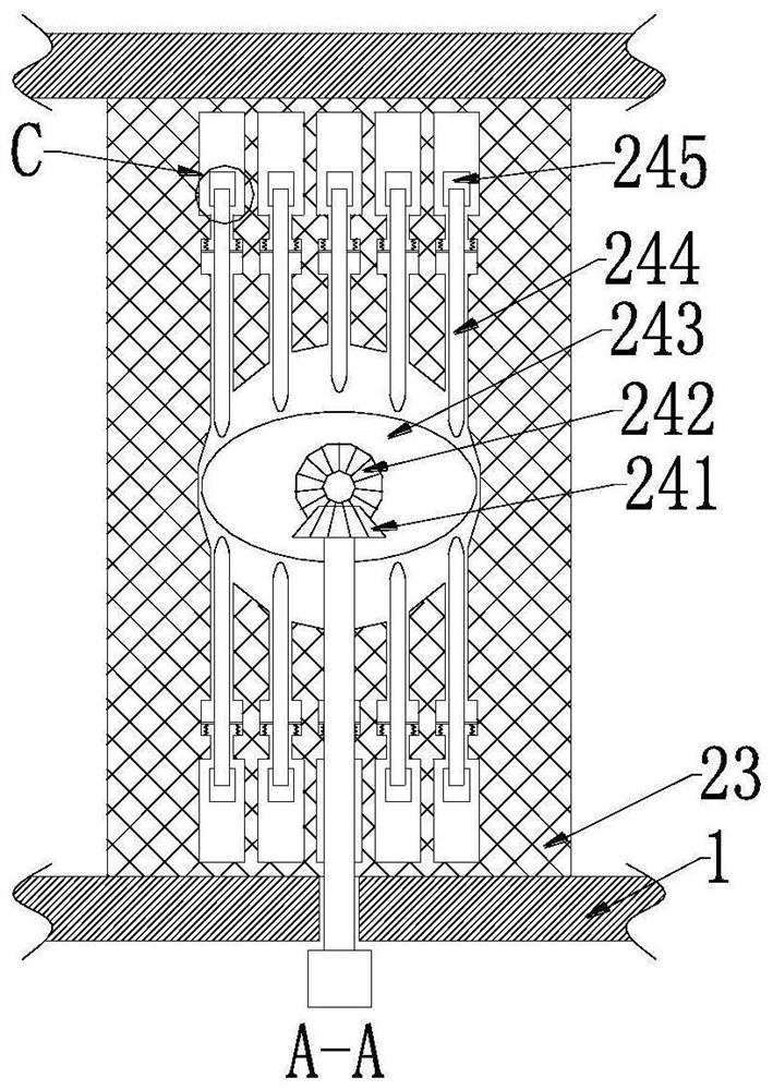 A kind of stretching and winding equipment for plastic film