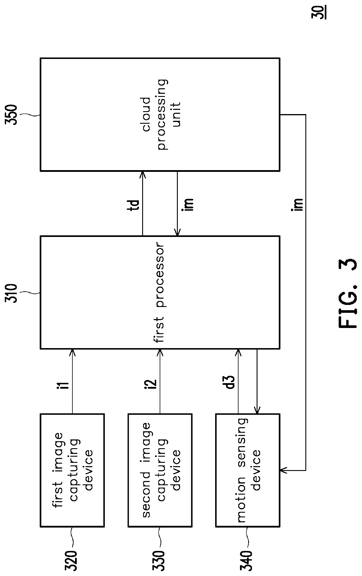 Headset with motion sensor