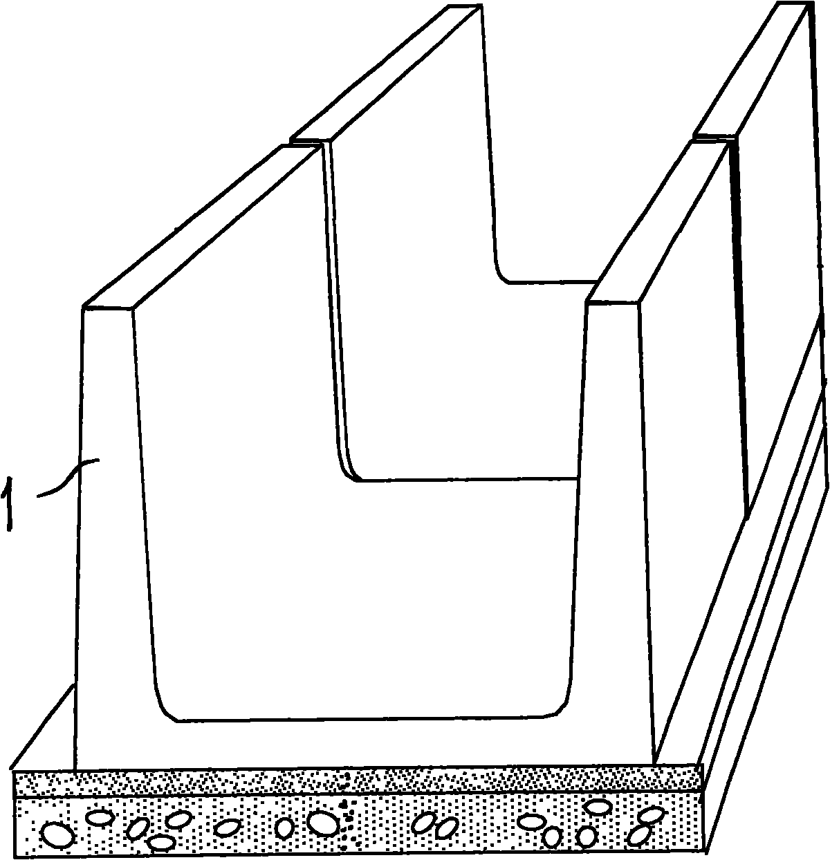 Prefabricated assembled cable trench and installation method thereof