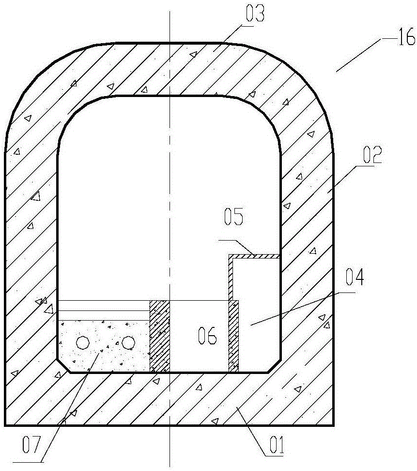 Deep underwater transportation corridor structures and construction method thereof