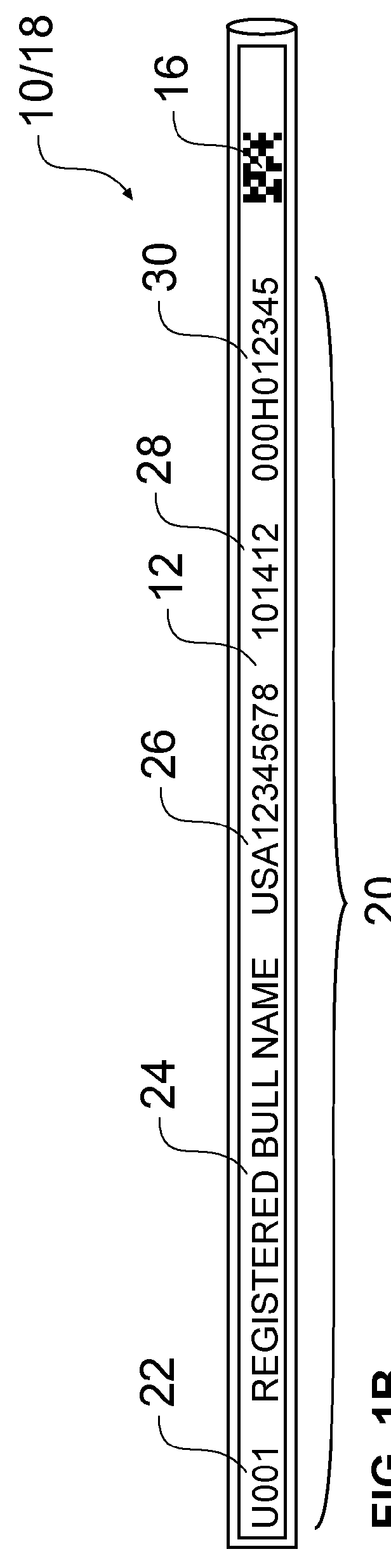 Two-dimensional bar codes in assisted reproductive technologies