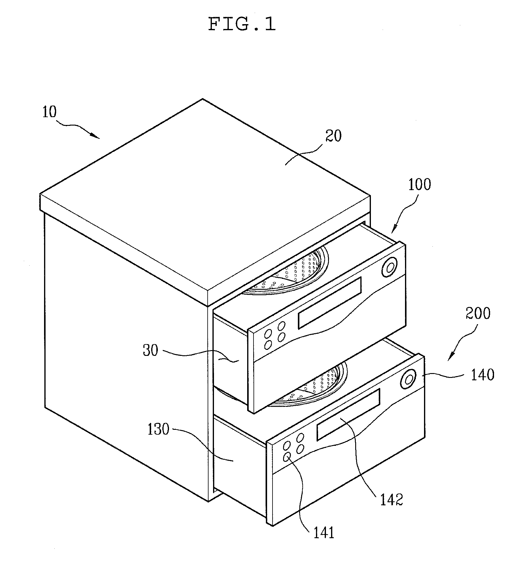 Multiple laundry machine