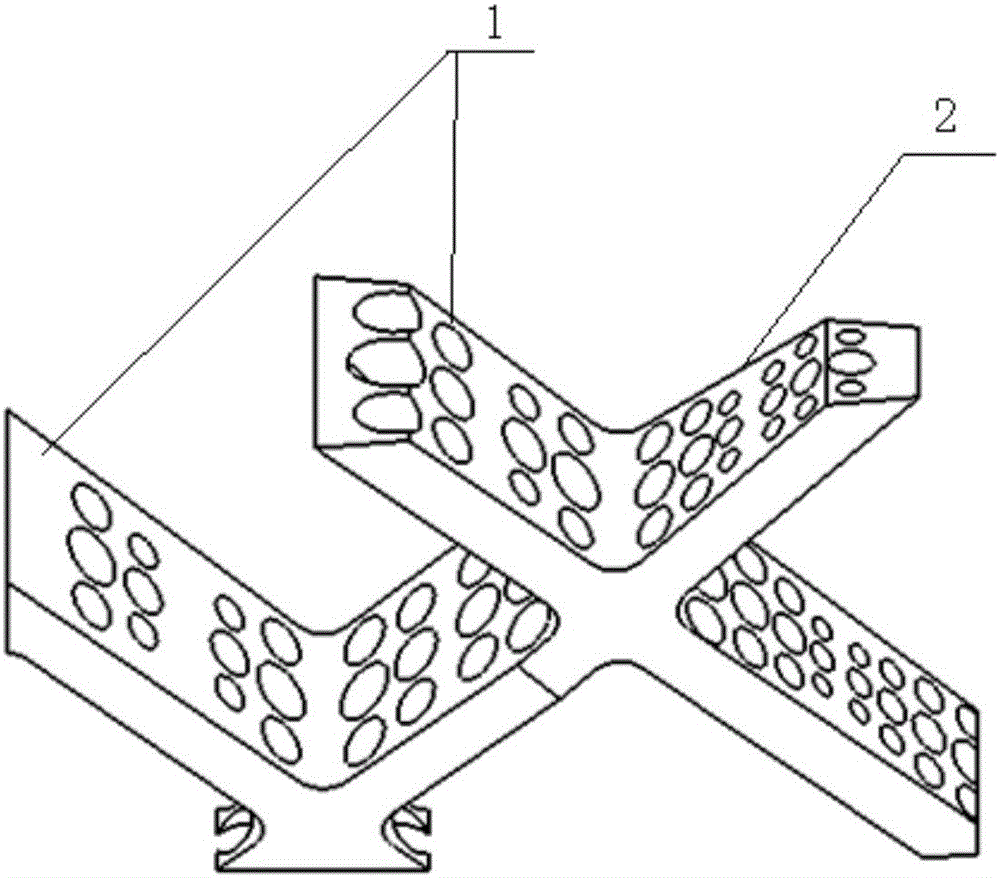 Variable density high-speed aircraft flap rudder