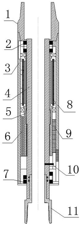 Device and method for undercutting liner hanger controlled by cable with trigger communication