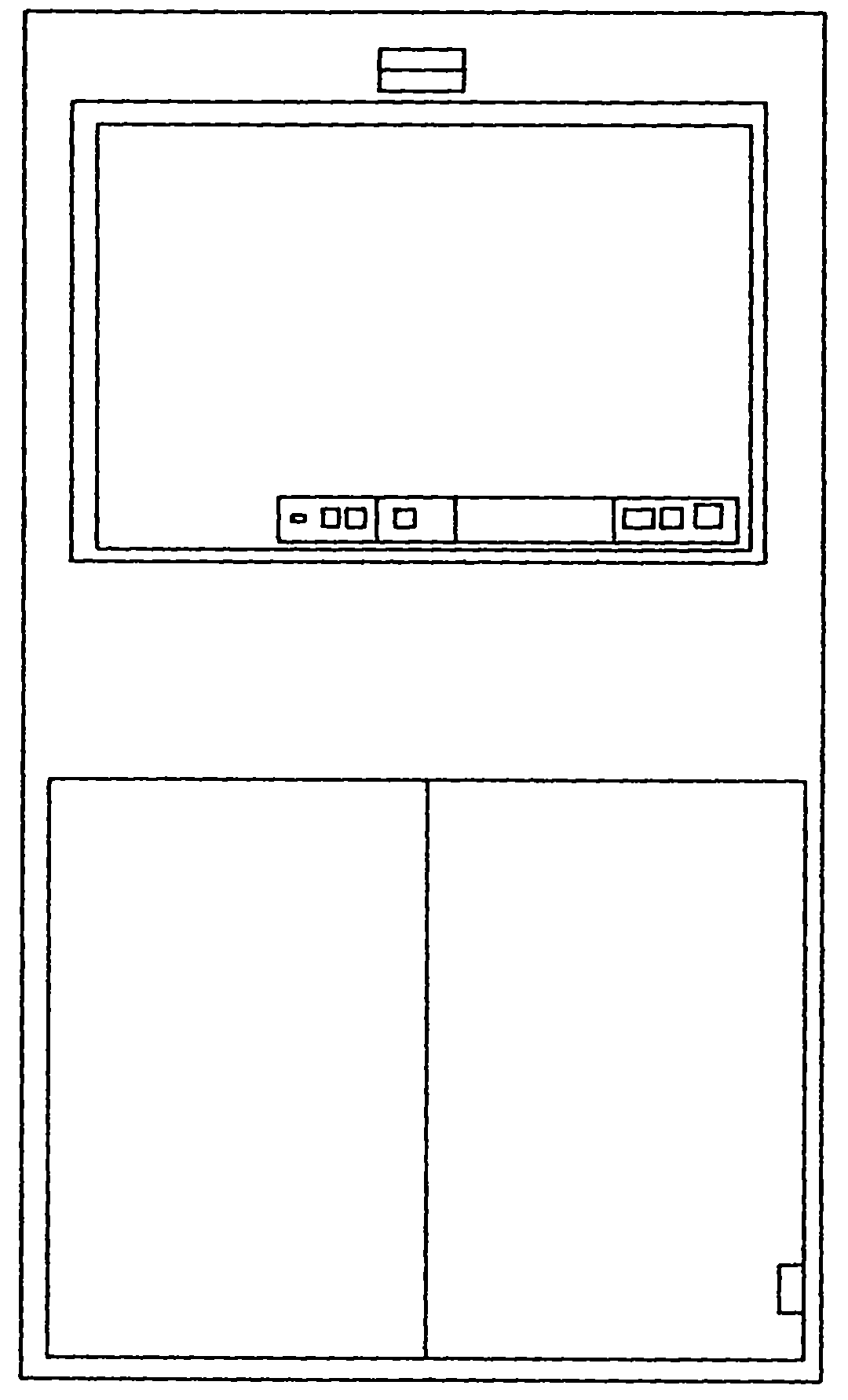 Vessel high-voltage power station simulative training device