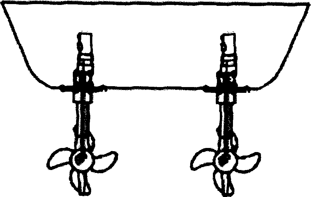 Full-electrical propulsion simulative training device for pod type ship