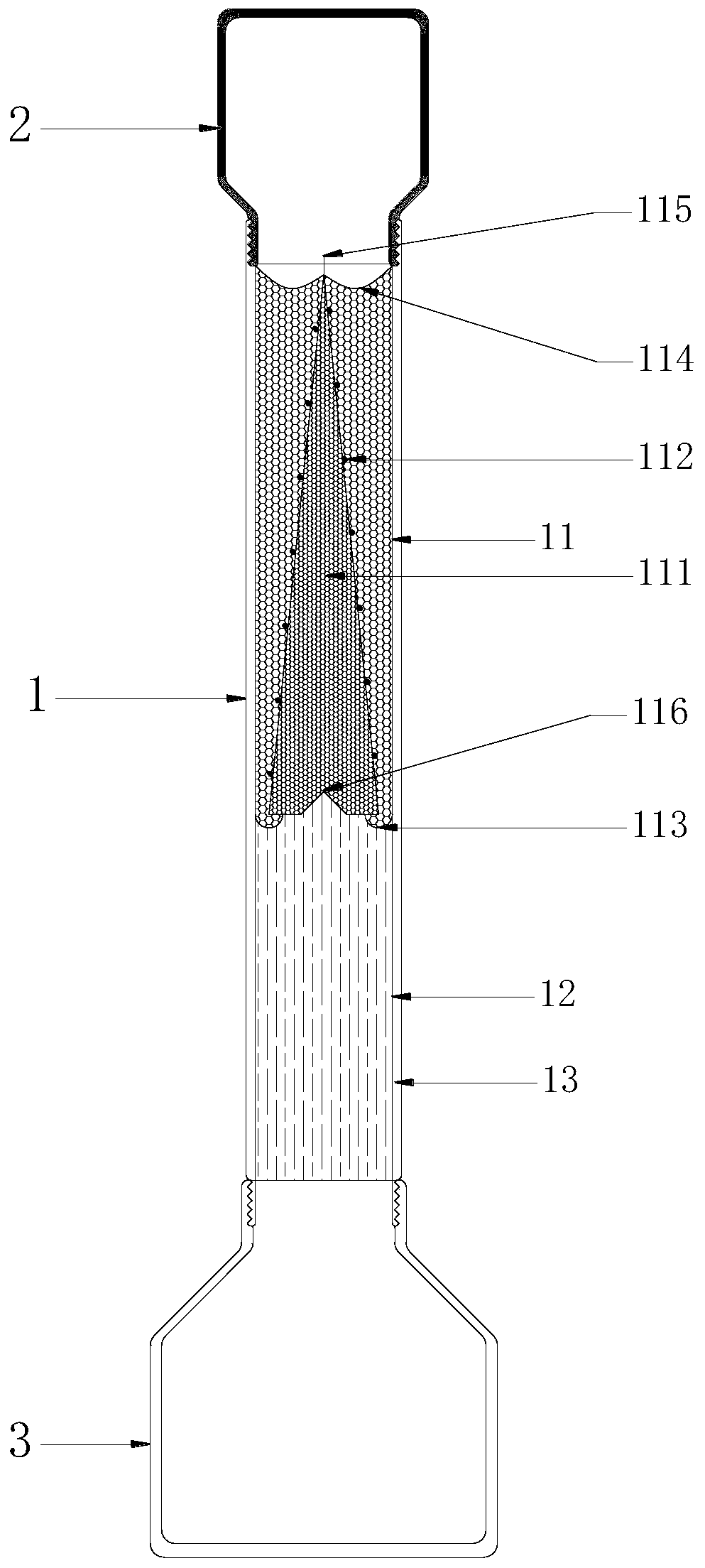 Catalytic digestion column and preparation method thereof, CODCr rapid measuring device and using method thereof