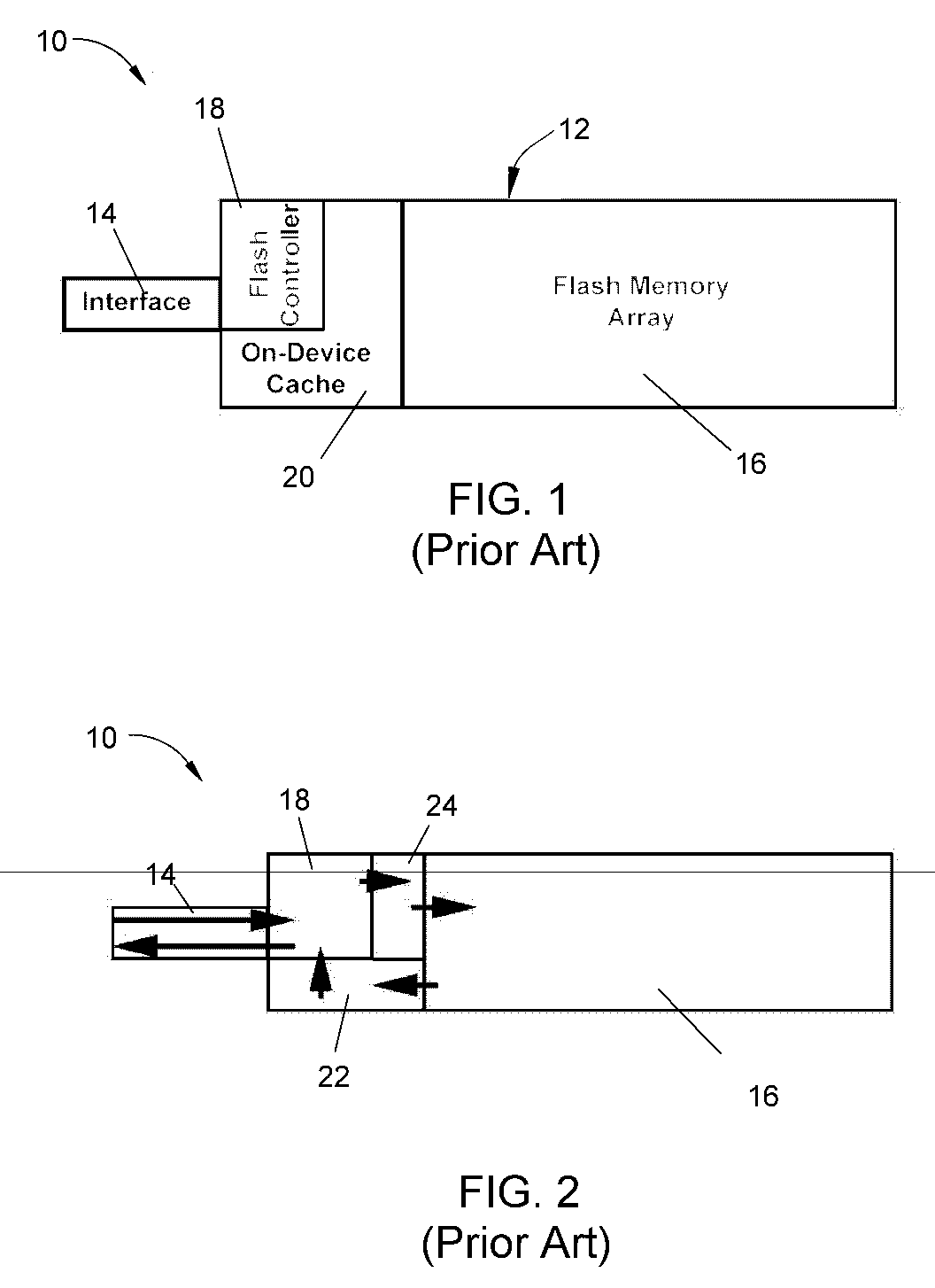 On-device data compression to increase speed and capacity of flash memory-based mass storage devices