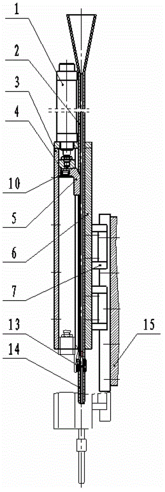 Mechanical and automatic wire inserting mechanism