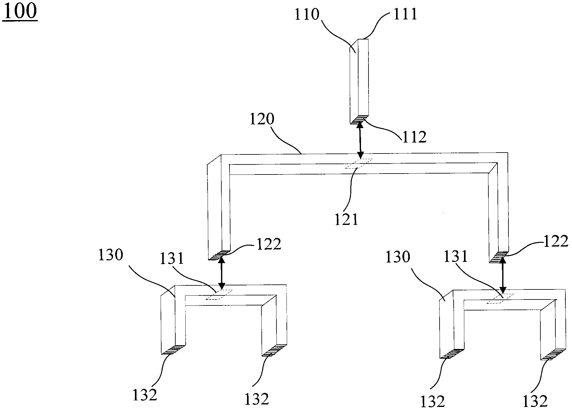 Radio-frequency (RF) power distribution device