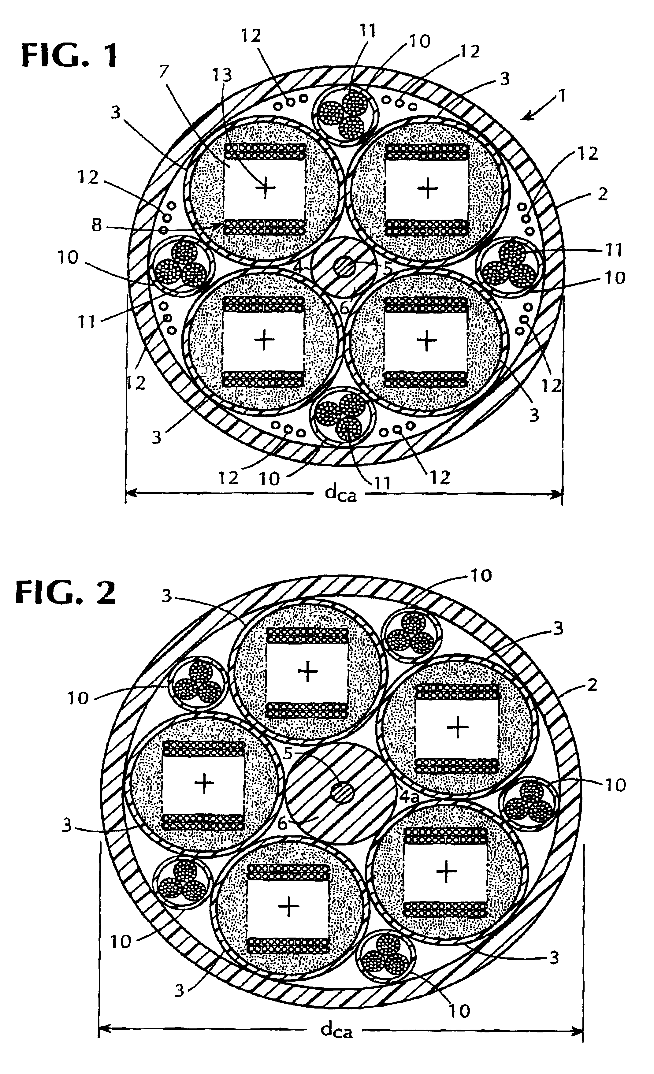 High fiber count optical fiber cable with buffer tubes around central strength member