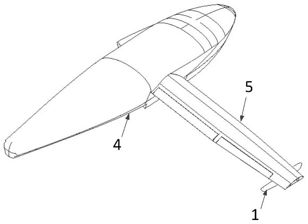 A wingtip follower buoy for a variable-sweep wing seaplane