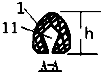 A kind of interlayer inorganic pipeline and preparation method thereof