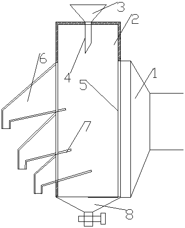 Ceramic pigment mineral powder granularity separator